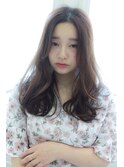 【the F 】センターパートのゆるふわスタイル
