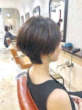 エトネ ヘアーサロン 仙台駅前(eTONe hair salon) 【ショート希望】扱いやすいくびれショート