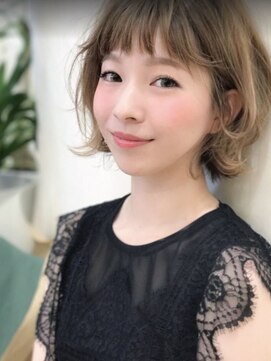 ヘアメイク アージュ 天神西通り店(HAIR MAKE age) 【佐々木　亮】ゆるふわショート