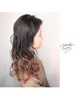 パドトロワ(Pas de trois)&nbsp;新潟×グラデーションカラー×ロングレイヤー×春グレージュ