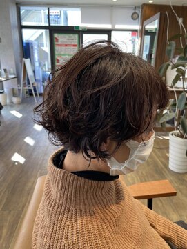 トロンコ(TORONCO) ショートボブデジタルパーマ