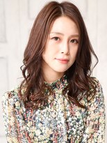 クラッチムク 博多口(CLUTCH muk.)&nbsp;大人可愛い小顔美髪ツヤ髪大人ガーリーココアベージュ秋冬A7