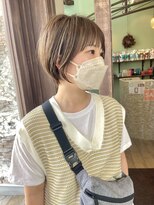 ヘアー アンド ビューティー リル(rille) ショートボブ【石附】
