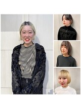 巽のこだわり♪ぷつっとしたボブや顔まわりレイヤーこだわってます♪パーマやウルフstyleも大好きです◎