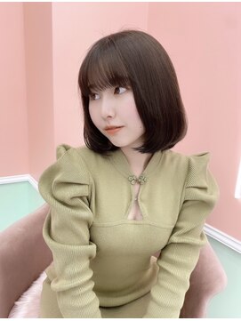 ガーランド(Girland) 【girland】　オリーブブラウン　韓国風/レイヤーカット