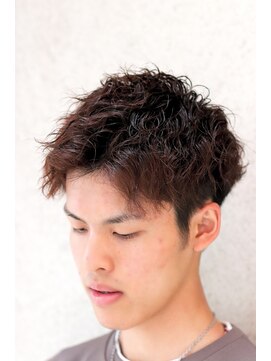 カズ 中津店(KAZU) アップバングツイストスパイラルパーマ