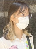インナーカラーケアブリーチイヤリングカラーハイライトレイヤー
