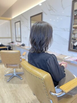 ラポールヘアー(rapport hair) ミディアムレイヤー×パーマ＊
