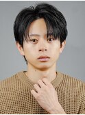 刈り上げツーブロックワックスなしナチュラル韓国センターパート