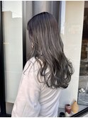 グレージュカラーシルバーカラーアッシュカラー/中西