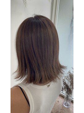 シルエット 美容室 ハイライトカラー
