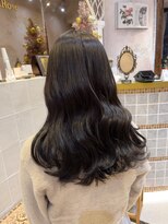 ロンドローズ 名古屋(Lond damaskRose)&nbsp;ブリーチ 学割 オリーブベージュ レイヤーカット リタッチ816