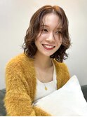 外国人風ボブパーマ