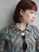 レジュアル(RESSUAL) 切りっぱなしボブエアリーロング美髪ピンクブラウン