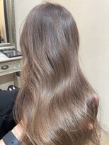 アメリ ココロ 南森町店(Ameri cocoro.)&nbsp;大人ナチュラル20代30代40代ブリーチ無しミルクティーベージュ