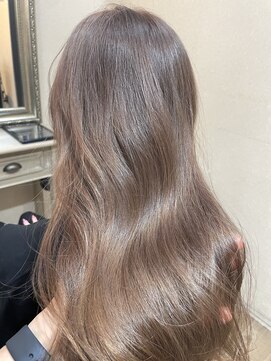 アメリ ココロ 南森町店(Ameri cocoro.) 大人ナチュラル20代30代40代ブリーチ無しミルクティーベージュ