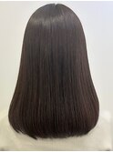 流行色のモカムースにアッシュをプラス☆ブリーチなしで艶が◎