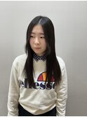 酸性ストレートパーマトナーカラー前髪ストレートアイロンセット