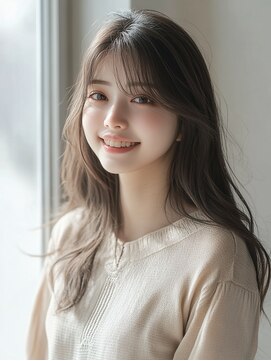 e.m.a プレミアムビューティーサロン 栄駅店(e.m.a PREMIUM BEAUTY SALON) シースルーロング/ロング/イメチェン/韓国/美髪/髪型