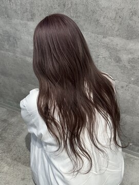 ルイス(L'wis) ピンクグレージュ　学割U24ケアブリーチ10代20代インナーカラー