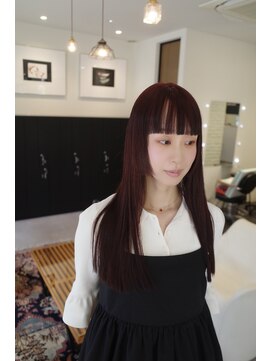 コスアンドコウ 横浜山下(Cos&Co.) Guest look 【ロング/ヒメカット/ピンクバイオレット】