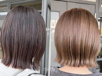 マティラ(matira)の写真/丁寧なカウンセリングと、生え癖/髪質/骨格に合わせたカット技術でお客様1人1人の似合わせをご提案◎