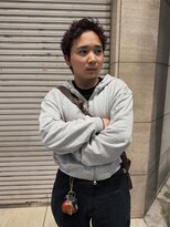 ハイセンス(HISENSE)&nbsp;メンズカラースパイキーショートワインレッドメンズカット　GIA