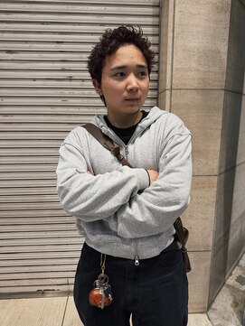 ハイセンス(HISENSE) メンズカラースパイキーショートワインレッドメンズカット　GIA