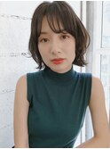 【デパール 】イメチェン外ハネボブ美髪ワイドバング