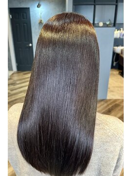 アグ ヘアー フォレスト 金沢駅西店(Agu hair forest) 20代30代40代ストレートロング髪質改善ラベンダーピンク