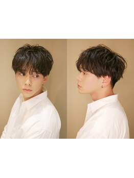 【当日予約OK】計算されたデザインでシンプルだけどカッコいい！毎日のスタイル作りも楽々[メンズカット]