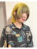 ケアブリーチダブルカラー＋インナーカラー(ショート・ボブ限定)18500