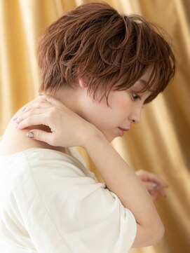 カバーヘア ブリス 戸田公園西口店(COVER HAIR bliss) □カーキベージュゆるふわマッシュパーマ405戸田公園20代30代