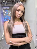 グロウ 渋谷西口(grow) 【nuts model ゆみちぃ様ご来店☆】ハイトーンカラー/グレージュ