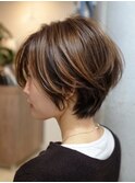 大人かっこいいショート[西宮北口/髪質改善/白髪ぼかし]