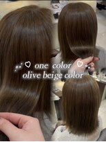 フォルテ 草薙店&nbsp;【冬トレンド】赤みなしオリーブベージュカラー