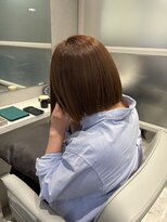 ファイブ ノーヴル カラット(5 Noble ct.) 町田/髪質改善/ボブ/切りっぱなしボブ/ブリーチなし/ベージュ