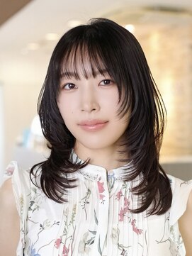 エアー 銀座(air) ★岡田有加★似合わせ★銀座★小顔見せハッシュレイヤー