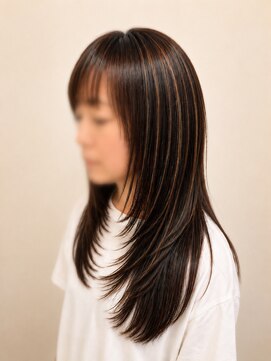 サザエ(SAZAE) 大人女性の白髪ぼかしレイヤー