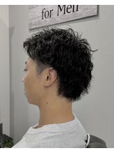 ヘアーメイク シーノ アンド フォーメン(Sino) 川越スパイキーショートツイストピンパーマ