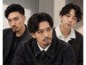 カットコース+パーマ￥19250～［メンズ/バーバー/顔剃り/理容室/眉毛/髪質］