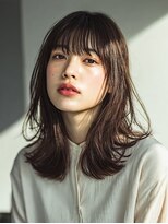 ダル 渋谷/表参道(DAL.)&nbsp;レイヤーカット/ハッシュカット/ブラウン/前髪カット