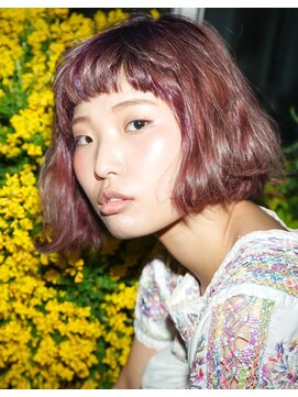 ニコヘアー(niko hair) ピンク×紫