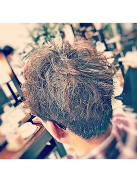 キャン 温品店(CAN) 【CAN】メンズ 大人カジュアル無造作ショートパーマ