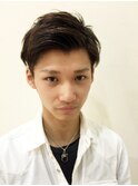 アップバングベリーショート