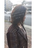 【JILI.TA京都】黒髪暗髪アッシュ小顔前下がり切りっぱなしボブ
