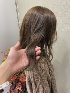 シエル 藤沢店(CIEL) 【CIEL】ミルクティーアッシュ×セミロング