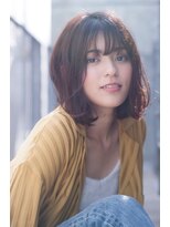 オースティン 門前仲町(AUSTIN)&nbsp;AUSTIN☆外ハネボブアッシュブラウンネオウルフツイストパーマ