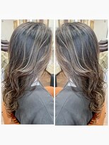 サロン クィ ベルジョーネ(SALON QUI BELLGIONE) 外国人風コントラストハイライト