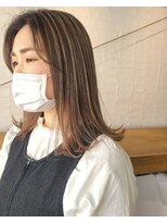 キーン 立川店(keen)&nbsp;【keen×武田】ハイライト×外はねミディ